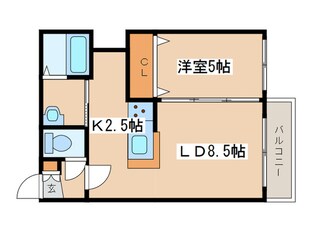 エルグランコート北３６条の物件間取画像